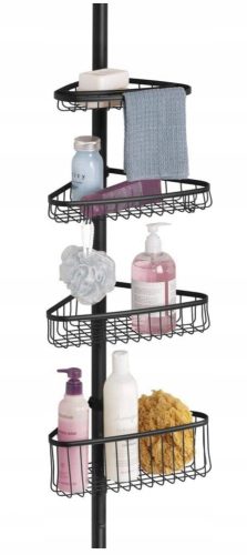 Badezimmerregale mDesign Teleskop-Duschregal