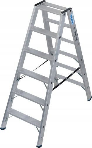 Krause Leiter 2,95 m Aluminium 2 x 6 bis 225 kg