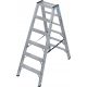 Krause Leiter 2,95 m Aluminium 2 x 6 bis 225 kg