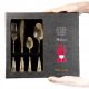 Coole, lustige Gadgets PERSONALISIERTES GOLDBESTECKSET 24-TLG. HOMLA-GESCHENK MIT EIGENEM AUFDRUCK
