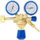 Sauerstoffflaschen-Reduzierstück, 2 Sauerstoff-Manometer, Sauerstoff 20 bar