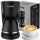  Floria ELEKTRISCHE KAFFEEMASCHINE (SCHWARZ) Tropfkaffeemaschine 1,2 l schwarz