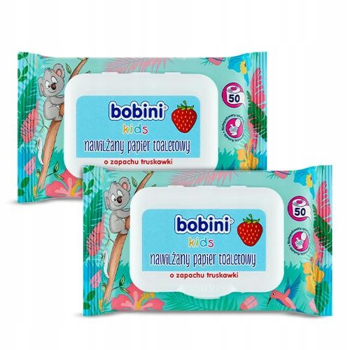  BOBINI KIDS Feuchtigkeitsspendendes Toilettenpapier 50 Stück