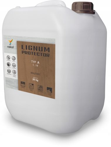 Lignum Protector TYP A 20 kg 1:19 Unwaschbar BRAUN Holzimprägnierung