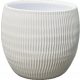  LookMar Blumentopf 13,5 cm x 15 x 13,5 cm Durchmesser 12,8 cm Keramik weiß