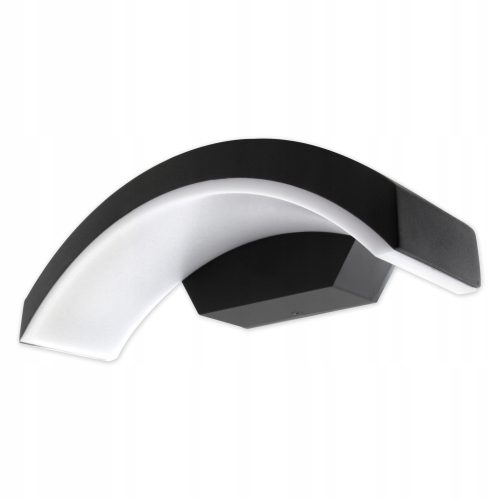  GOLED schwarze Gartenwandleuchte, integrierte 9-W-LED-Quelle