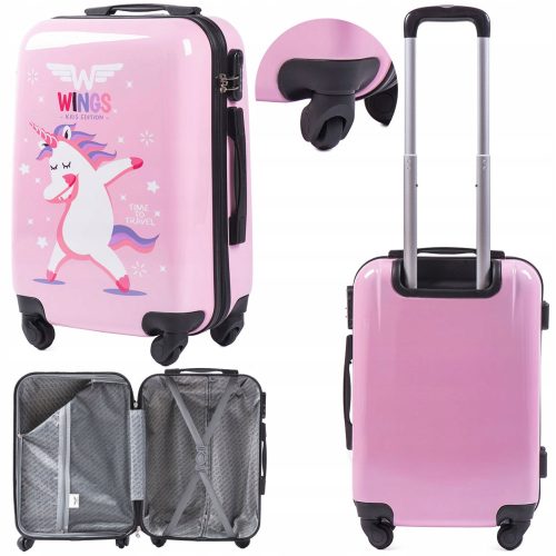  Wings Hartschalenkoffer Polycarbonat (Polycarbonat) Jay Unicorn 38 l