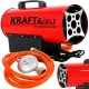Kraft&Dele Gasheizer 15 kW + Gartenhandschuhe, 1 Paar