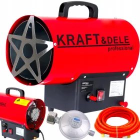 Kraft&Dele Gasheizer 20 kW + Gartenhandschuhe, 1 Paar