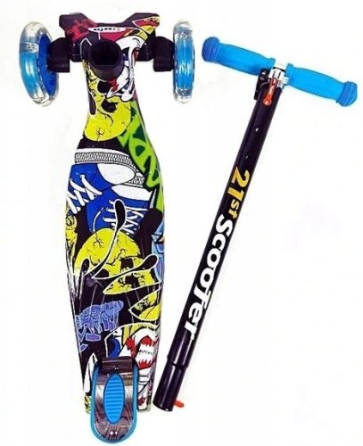  DREIRAD-BALANCE-SCOOTER MIT LED-GRAFITTI-RÄDERN