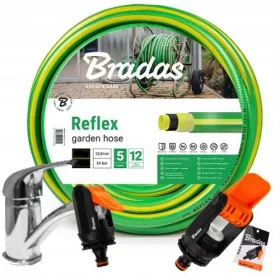    Gartenschlauch Wasserschlauch 3/4'' 25m 5-lagig verstärkte Bewässerung einziehbar