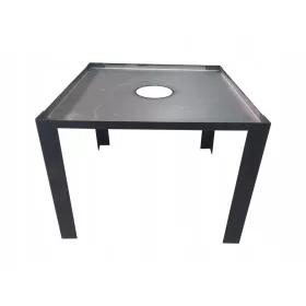  Grundtisch für Räucherkammer 51x51x40 + Deflektor