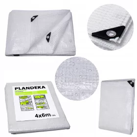   Stabile, transparente Verstärkte Plane 5x6m mit UV-Schutz für ganzjährigen Einsatz