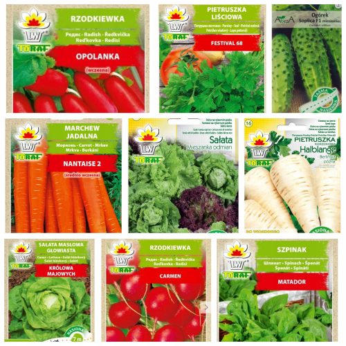  Samen auf Band BASIC SET mit 9 Packungen