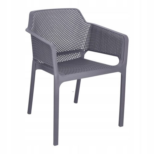 Stühle für Garten, Terrasse und Balkon Crazyshapes-Stühle, Nirva-grauer Kunststoff