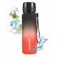  SPORTFLASCHE für das Fitnessstudio 0,5l Tritan-Wasserflasche, schwarz und rot
