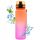  MOTIVATIONAL Wasserflasche mit Stundenmaß, 500 ml, Orange und Pink