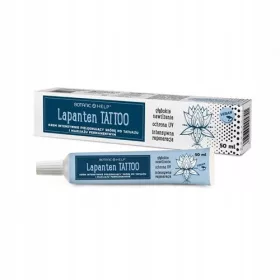    BOTANIC HELP Lapanten Tattoo Cream, die die Haut nach einer Tätowierung intensiv pflegt