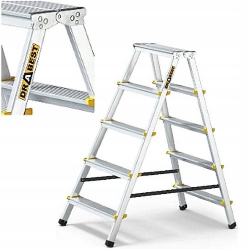 Drabest Leiter 3,03 m Aluminium bis 150 kg