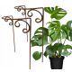  Stütze für Pflanzen, Sträucher, Blumen, PERGOLA, massiv, 40/60 cm, 2 Stück, rund