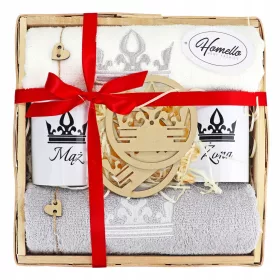    HOCHZEITSGESCHENK, GESCHENKSET ZUR HOCHZEIT, HOCHZEITSHANDTÜCHER UND BECHER, STICKEREI