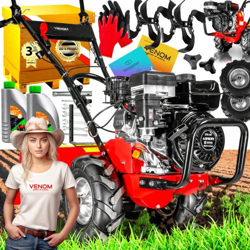 Motorhacken. Favorit Rototiller 48 cm 4780 W 9,5 PS