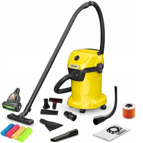 Kärcher WD3 1000 W Industriestaubsauger + 6 weitere Produkte