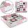  Jolly 3x3 Shapes Puzzle-Schaumstoffmatte – Pink Grau
