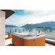 Whirlpool, Garten-Whirlpool Hanscraft starrer rechteckiger Hydromassage-Pool 945 l