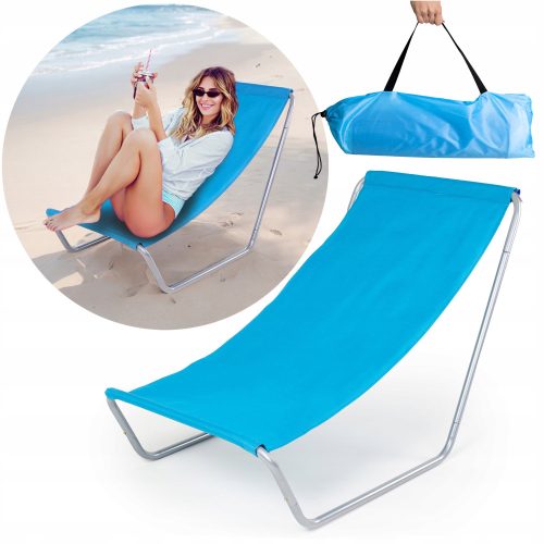 Sonnenliegen und Garten und Terrasse Be-active.pl Liegestuhl aus blauem Stahl