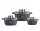  Zilner 123 Aluminiumtöpfe-Set, 6-tlg.