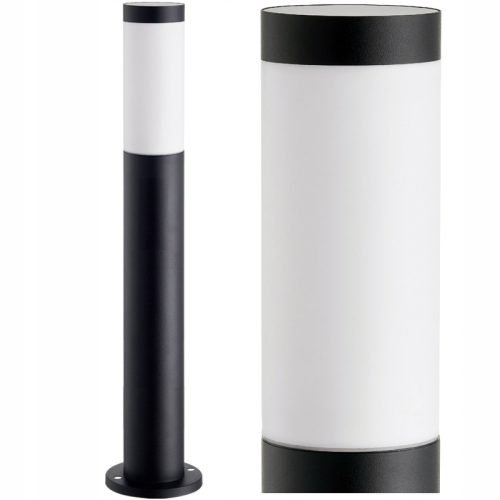  Runder SuperLED E27-Lichtmast, 65 cm, schwarz