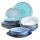 Abendessenservice Porcello Tafelservice AZURE AURA 18-tlg.