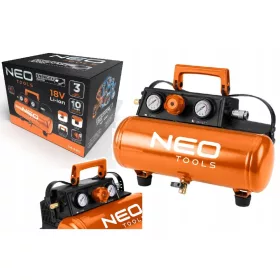 Neo Tools 04-620 ölfreier Kompressor 3,8 l 8 bar