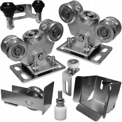 ROLLENTRÄGER ROLLENTRÄGER FÜR SCHIEBETOREN 5ER-SET - ROLLEN 80x80x5