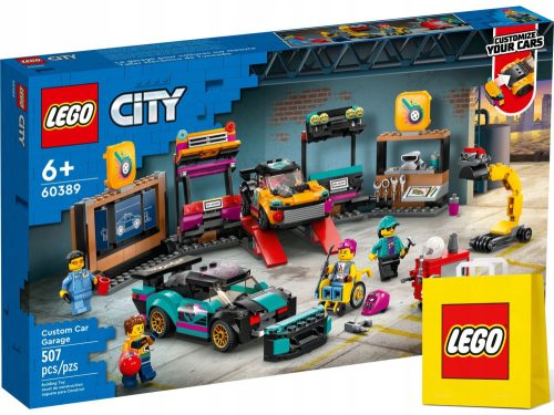  LEGO City 60389 Auto-Tuning-Werkstatt + VP-Papiertüte LEGO 6315794 Groß