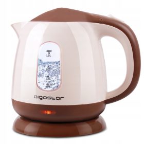  Aigostar Romeo Wasserkocher 1100 W 1 l Beige/Braun