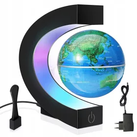    SCHWEBENDE INTERAKTIVE GLOBUS-LED-LAMPE ALS GESCHENK FÜR EINEN REISENDEN