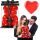 Blumen und Blumenkästen zum Valentinstag Teddybär aus Rosen 25 cm