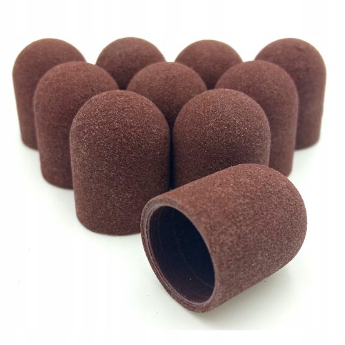  Schleifkappen für Pediküre 13mm #180 feinkörnig 10Stk
