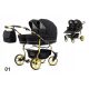  MIKADO GOLDSTAR TWINS KINDERWAGEN