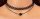  CHOKER schwarzes Kettenhalsmuster Vintage Spitzenhalskettenschmuck