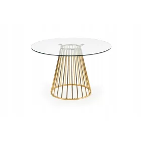  Halmar Liverpool runder Tisch 120 x 120 x 75 cm Gold