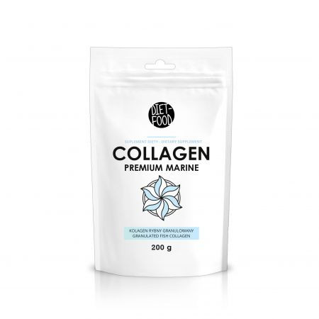 Diet-Food Premium Marines Kollagen Typ I, Granuliert, 200 g - für Haut, Haare & Gelenke