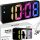  Uhr Thermometer ALARM Elektronischer LED-RGB-Alarm