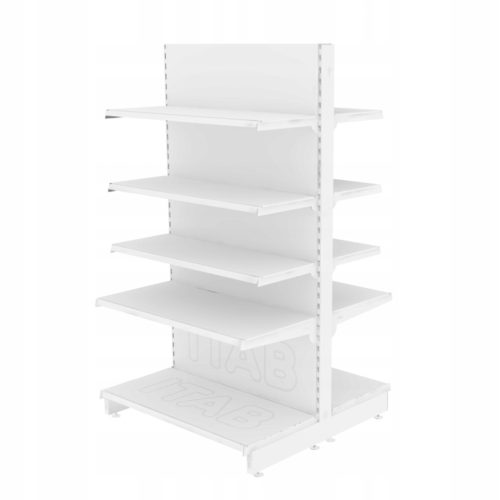 Doppelseitiges Ladenregal aus Metall von ITAB