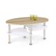  Halmar Medea ovaler Couchtisch 90 x 50 x 45 cm Sonoma-Eiche