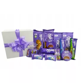  Set mit Milka-Süßigkeiten als Geburtstagsgeschenk