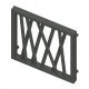 Esperto Radiators 351 W schwarzer dekorativer Heizkörper