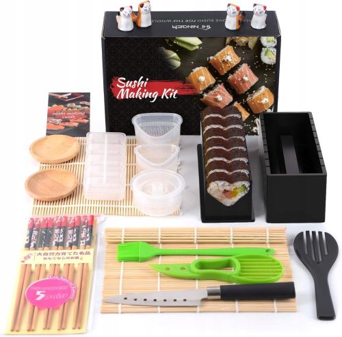 Sushi-Sets Komplettes Set zur Herstellung von Sushi MAKER SUSHI MACHINE MAT ESSSTÄBCHEN